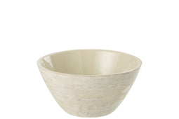 BOWL KOS WOOD CREME M