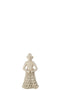 J-Line decoratie Man Staand Etnisch - steen/polyresin - beige