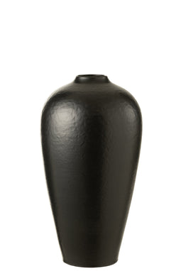 VASE CERAMIC BLACK L