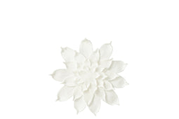 J-Line muurhanger Bloem Eva - wit - small - 2 stuks