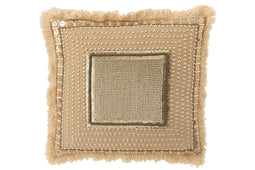 CUSHION BORD IBIZA COT BEI/WH