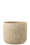 FLOWERPOT ROUGH CERAMIC BEI XL