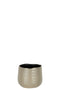 J-Line bloempot Patroon - keramiek - lichtgrijs - small - Ø 18.50 cm