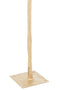 J-Line boom Palm Bladeren 3 Stammen - staal - goud - large