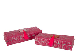 S/2 NESTED BOXES KURT MET P