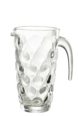 CARAFE LOUPE GLASS TRANSPARENT