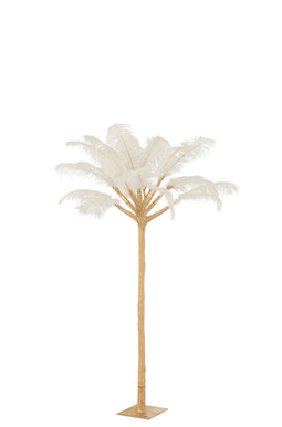 TREE FEATHERS STL GD/WHITE S