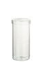GLASS POT LISA GLASS TRAN L