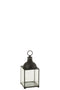 LANTERN HAGRID GLASS/IRON BL S