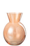 VASE LUCY GLASS ORANGE L