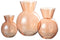 VASE LUCY GLASS ORANGE L