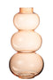 VASE GLOBES GLASS ORANGE L