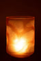 VASE SPOTS GLASS BROWN
