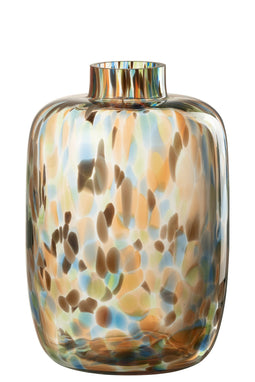 VASE SPOTS GLASS MIX M