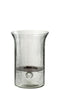 CANDLEHOLDER PLAT BLUR GL TR S