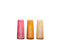 J-Line vaas Bladeren - glas - mix - small - 3 stuks
