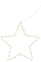 STAR DECO LED METAL WHITE L