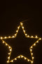 STAR DECO LED METAL WHITE L