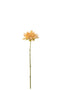 J-Line bloem Chrysant Mini - kunststof - lichtoranje - 24 stuks