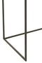 S/2 SIDE TABLE METAL BRONZE/BL