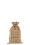J-Line Zak Kerst Ruit Textiel Beige/Bruin Medium