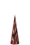 J-Line Kegel Deco Pailletten Textiel Burgundy Small