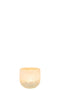 TEALIGHT HOLDER GLASS BEIGE S