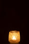 TABLE LAMP MET OCHRE/GLD