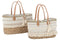 BEA BAG LACE+TASS JU NAT/WHT L