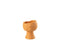 J-Line bloempot Ennya - porselein - oranje - Ø 11.00 cm