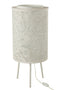 LAMP METAL PERFOR METAL WHT