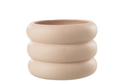 J-Line bloempot Ring - cement - beige - large - Ø 23.00 cm
