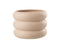 J-Line bloempot Ring - cement - beige - large - Ø 23.00 cm