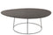J-Line salontafel Ovaal - hout/metaal - donkerbruin