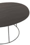 J-Line salontafel Ovaal - hout/metaal - donkerbruin