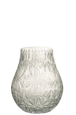 VASE NOX CUT GLASS TR S