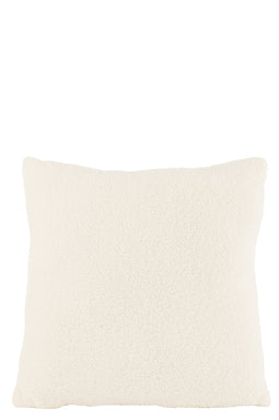CUSHION TED BOUCLÉ WH
