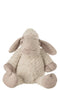 SHEEP PLUSH TEXT WHITE/BEIGE L