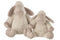 SHEEP PLUSH TEXT WHITE/BEIGE L