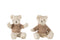 J-Line pluche Beer Jongen/Meisje + Kledij - textiel - small - 2 stuks