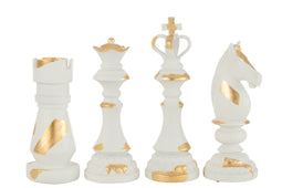 CHESS PIECE RES CR/GO L ASS4