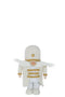J-Line figuur Soldaat - polyester - wit/goud - small