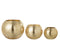 J-Line figuur Soldaat - polyester - wit/goud - small