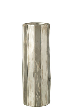 VASE ARY CLAY SILVER S