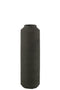 VASE CYLINDRICAL CLAY BLACK S