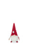 J-Line figuur Kabouter Hart - textiel - wit/rood - small