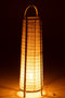 J-Line kerstboom - glas - goud/transparant - small
