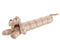 J-Line deurstopper Hond Geruit - textiel - wit/roze