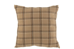 CUSHION CHECKERED TEX BEI