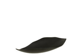 PLATEAU FEUILLE ALU NOIR S